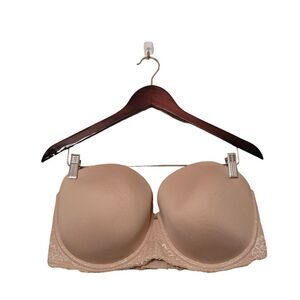 Torrid  Womens Bra Nude 40 G Plus Size Underwire Strapless